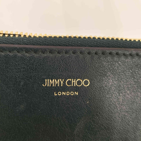 ジミーチュウ JIMMY CHOO イタリア製 L字ジップ レザー コインケース カードケース メンズ