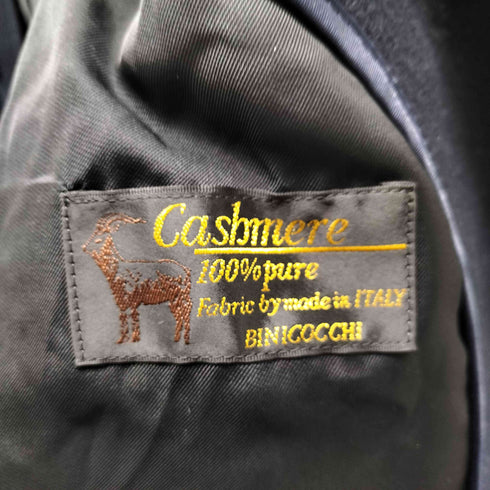 BINICOCCHI イタリア製 PURE Cashmere カシミヤ ステンカラー コート メンズ 92 A5