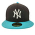 ニューエラ NEW ERA NY 59FIFTY バイカラー 6パネルキャップ メンズ 7 3/8 (58.7cm)