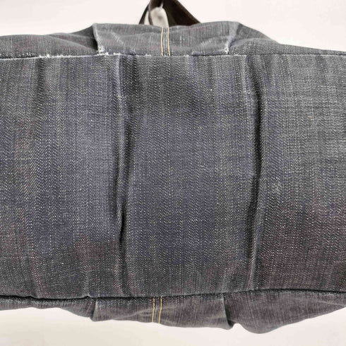 バーバリーブルーレーベル BURBERRY BLUE LABEL デニム レザー トートバッグ レディース
