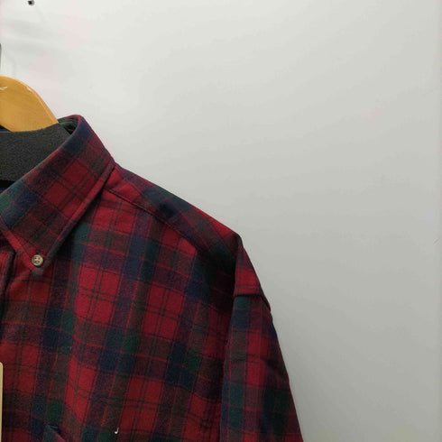 ペンドルトン PENDLETON USA製 WILD-1 別注 タータンチェック L/S PURE VIRGIN WOOL ウール ネルシャツ メンズ import:M