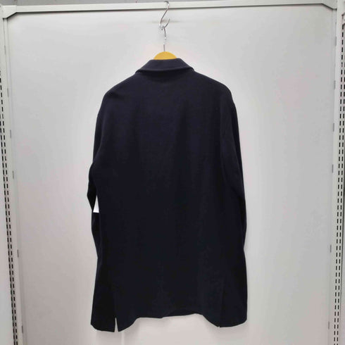 ON FRIDAY カシミヤ混 ウール ナイロン ダブルブレスト チェスター コート ハーフ コート メンズ JPN:L