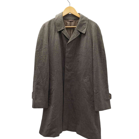 Stanley Blacker TRAVEL カシミヤ混 ヘリンボーン ウール ナイロン チェスター コート メンズ JPN:L