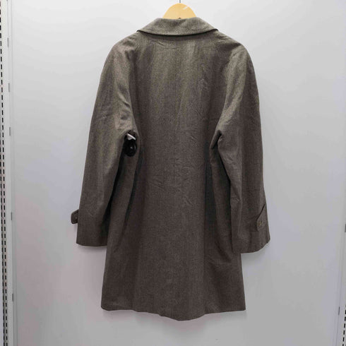 Stanley Blacker TRAVEL カシミヤ混 ヘリンボーン ウール ナイロン チェスター コート メンズ JPN:L