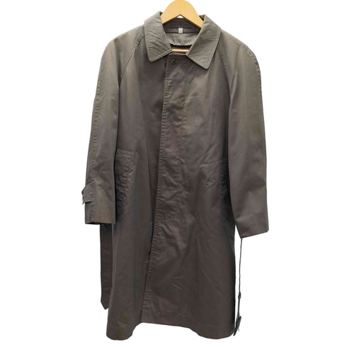 裏地千鳥格子柄ライナー ウエストベルト 玉蟲 バルマカーン ステンカラー コート メンズ JPN:M