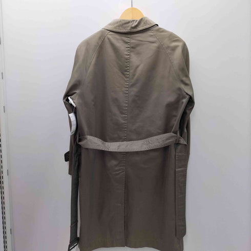 裏地千鳥格子柄ライナー ウエストベルト 玉蟲 バルマカーン ステンカラー コート メンズ JPN:M