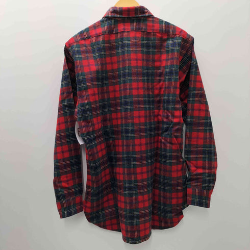 ペンドルトン PENDLETON 70S USA製 タータンチェック L/S PURE VIRGIN WOOL ウール ネルシャツ メンズ import:M