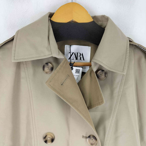 ザラ ZARA ダブルロングトレンチコート レディース JPN:S