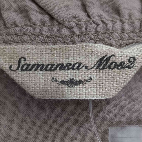 サマンサモスモス samansa Mos2 セーラー衿取り外しブラウス レディース FREE