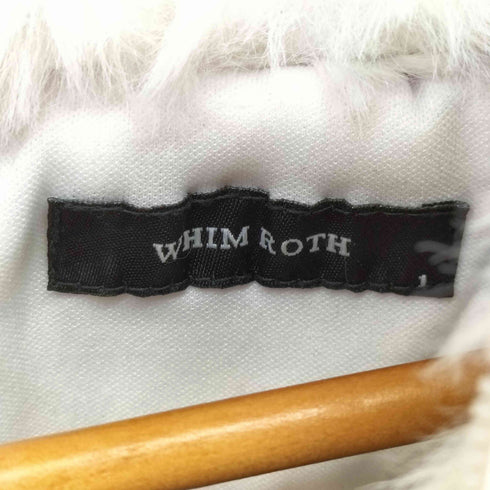 WHIM ROTH フェイクファー ジップアップ ジャケット メンズ JPN:S