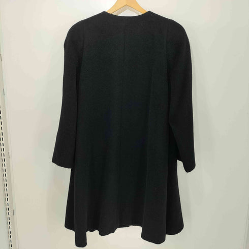 GRES paris アルパカ混 2B ノーカラージャケット レディース FR:40