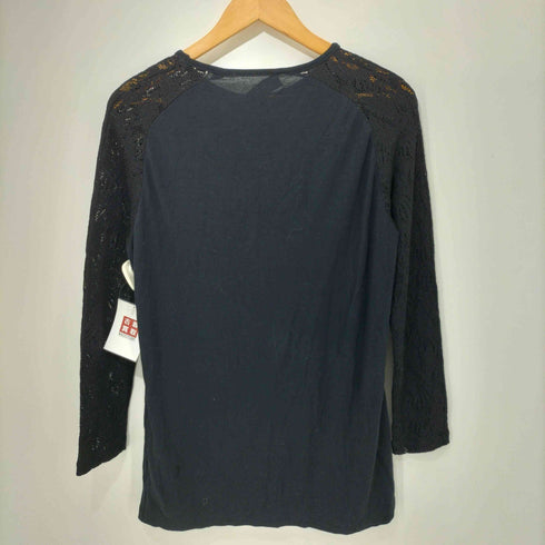 ミッソーニ MISSONI 袖ウールニット切替 ロングスリーブクルーネックTシャツ レディース US:10