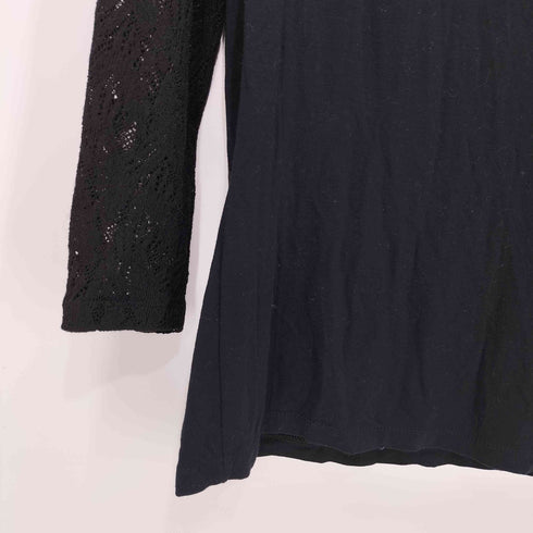 ミッソーニ MISSONI 袖ウールニット切替 ロングスリーブクルーネックTシャツ レディース US:10