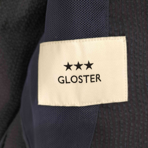 GLOSTAR クールマックスサッカー ウォッシャブル 2Bジャケット シアサッカー メンズ JPN:S
