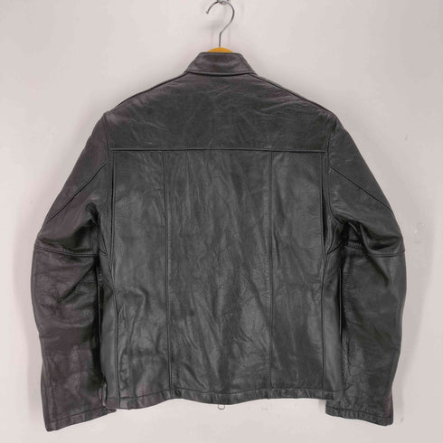 アコースティック acoustic カウレザーシングルライダースジャケット メンズ import:S