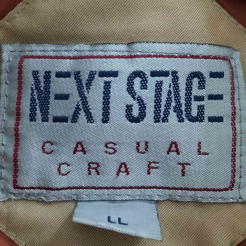 ネクストステージ NEXT STAGE スタンドカラー ダブルジップ ダウンジャケット メンズ LL