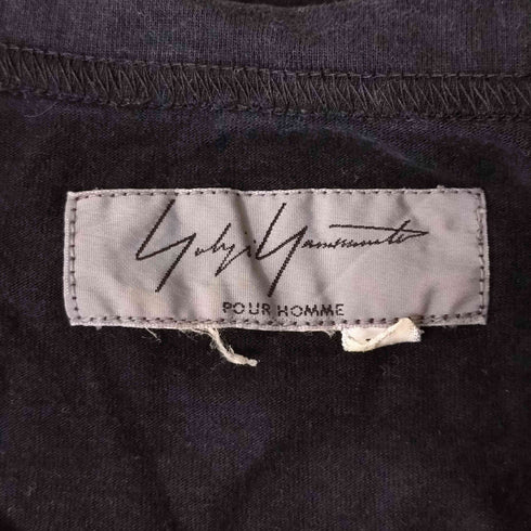 ヨウジヤマモトプールオム Yohji Yamamoto POUR HOMME ドッキングライク L/S Tシャツ メンズ JPN:M