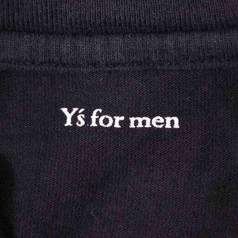 ワイズフォーメン Ys for men クルーネック S/S Tシャツ メンズ