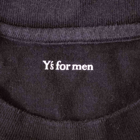 ワイズフォーメン Ys for men クルーネック L/S Tシャツ メンズ
