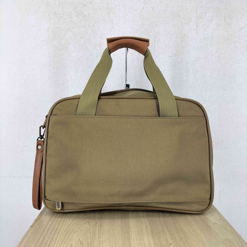 HARTMANN レザー切替ハンドバッグ メンズ