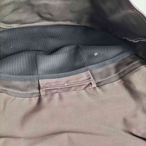 Tyneside タインサイド 英国製 レザー パイピング ラウンド キャンバス ショルダー バック メンズ