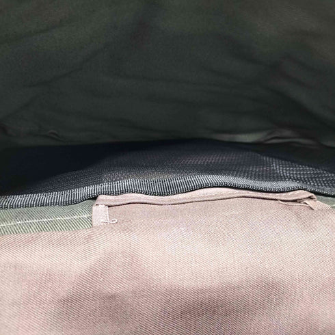 Tyneside タインサイド 英国製 レザー パイピング ラウンド キャンバス ショルダー バック メンズ