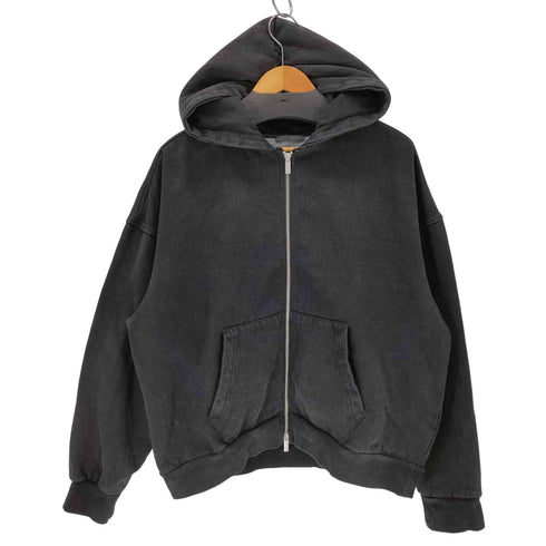 ザラ ZARA ウォッシュ加工ジッパー仕様フーディ メンズ import:M