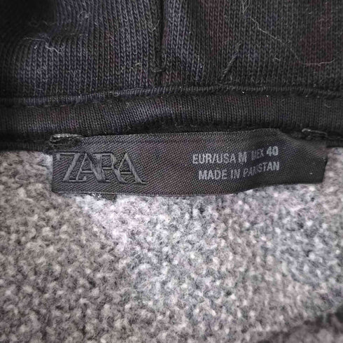 ザラ ZARA ウォッシュ加工ジッパー仕様フーディ メンズ import:M