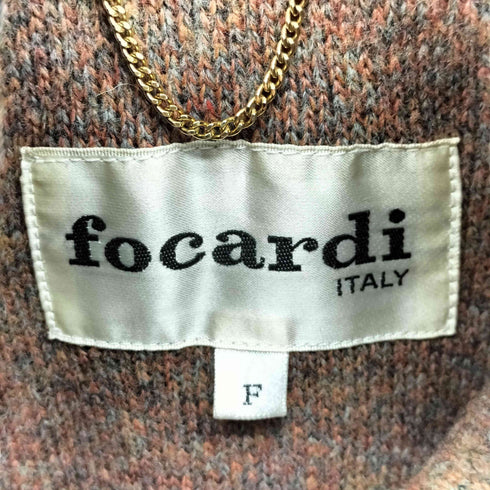 FOCARDI 90S lamb leather イタリア製 ライナー付 スタンドネック ジップアップ ラムレザー コート メンズ FREE