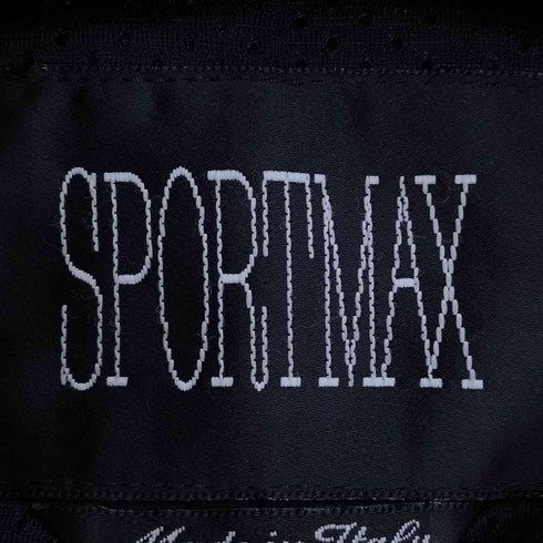 スポーツマックス SPORTMAX イタリア製 裏地メッシュ ジップアップ ジャケット レディース JPN:42