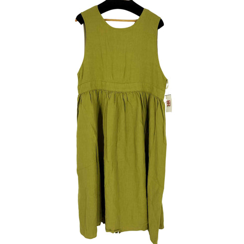 サマンサモスモス samansa Mos2 【Slow Linen】バックリボンジャンスカ レディース FREE