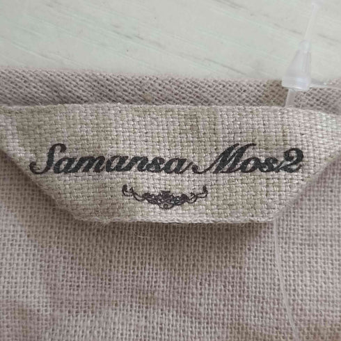 サマンサモスモス samansa Mos2 袖ボリュームタックワンピース レディース FREE