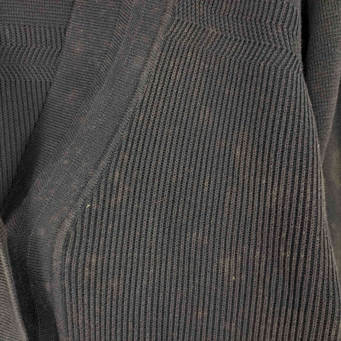 イッセイミヤケ ISSEY MIYAKE 80S 銀タグ インターナショナル期 メタルボタン 切替 コットンレーヨン カーディガン レディース JPN:M