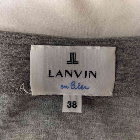 ランバンオンブルー LANVIN en Bleu レイヤード 長袖カットソー レディース JPN:38