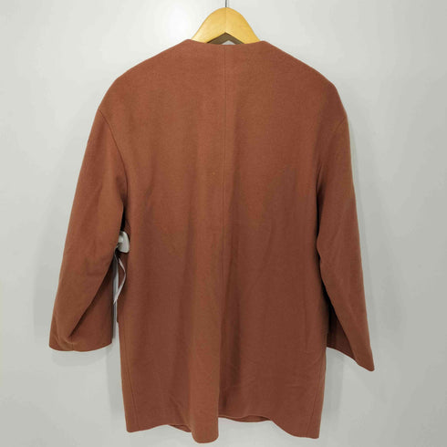 VaLLee 総カシミヤ ノーカラーコート レディース JPN:9号