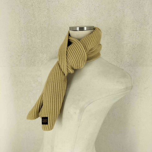 バトナー BATONER SOLID WOOL MUFFLER ソリッドウールマフラー メンズ