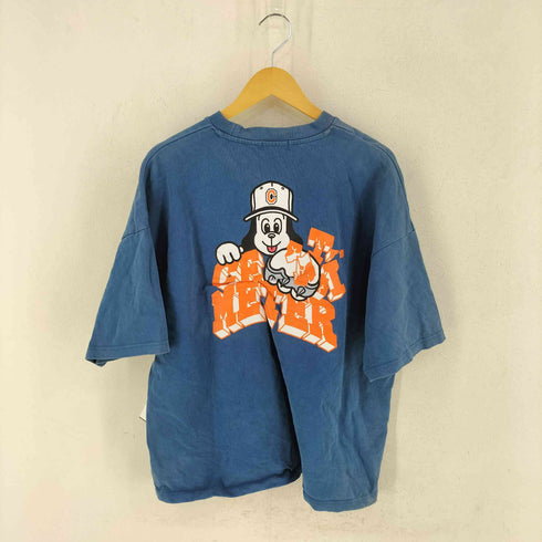 センチメーター centimeter ロゴ刺繍 バックプリントTシャツ メンズ import:XL