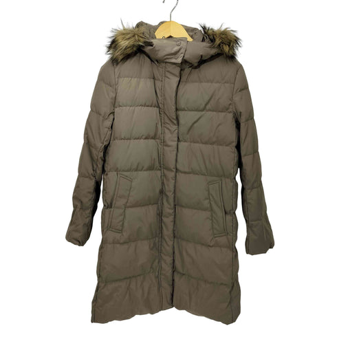 ユニクロ UNIQLO ファー付き ダウンコート レディース JPN:L