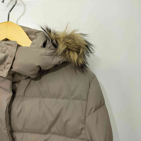 ユニクロ UNIQLO ファー付き ダウンコート レディース JPN:L