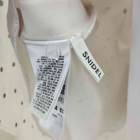 スナイデル snidel ハーフスリーブオーガンジーブラウス レディース ONE SIZE