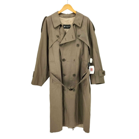 ランバン パリ LANVIN PARIS 90-00S 裏地ロゴ トレンチコート メンズ H48-25