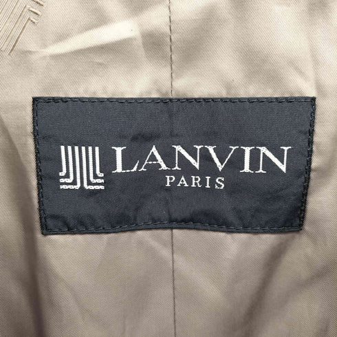 ランバン パリ LANVIN PARIS 90-00S 裏地ロゴ トレンチコート メンズ H48-25