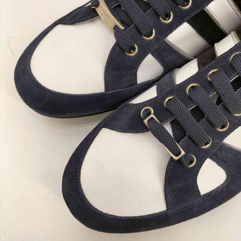 カルバンクライン CALVIN KLEIN 1056CK MADE IN ITALY イタリア製 ストライプ ライン スエード コンビ ローカット スニーカー メンズ US:11