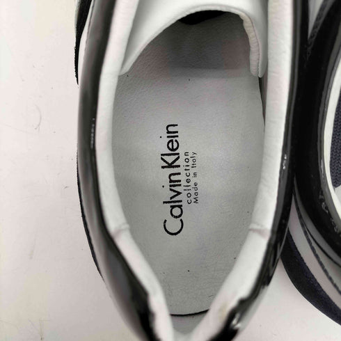カルバンクライン CALVIN KLEIN 1056CK MADE IN ITALY イタリア製 ストライプ ライン スエード コンビ ローカット スニーカー メンズ US:11