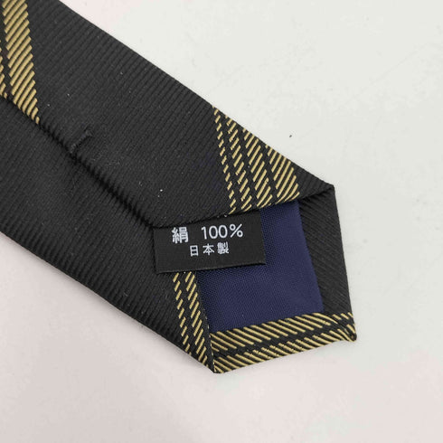 MARUZEN レジメンタル ストライプ 絹 シルク 100% ネクタイ メンズ