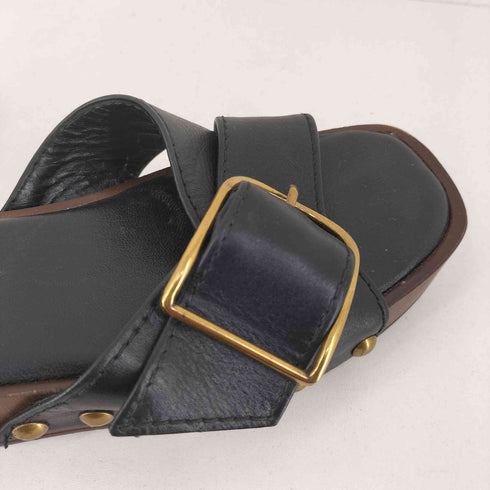 ザラ ZARA バックルフラットサンダル レディース EUR:38