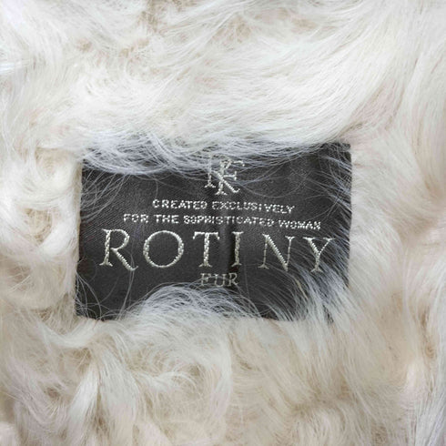 ロティニー ROTINY リアルファーライナー付き シルク 100 トレンチコート レディース JPN:9号