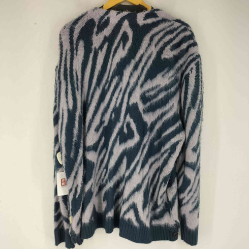 アーバンアウトフィッターズ URBAN OUTFITTERS ゼブラ ニットカーディガン メンズ import:XL