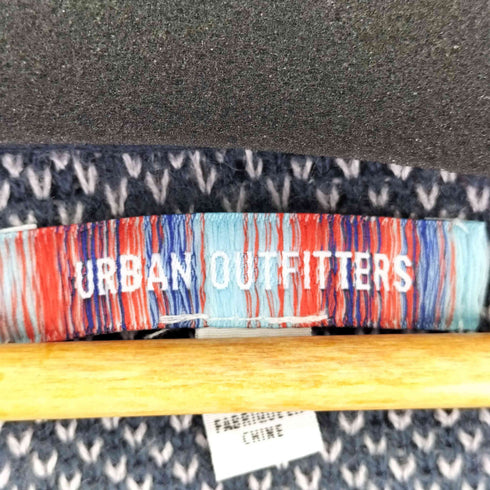 アーバンアウトフィッターズ URBAN OUTFITTERS ゼブラ ニットカーディガン メンズ import:XL