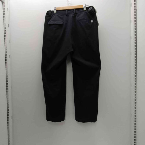 プア PWA 24SS UNIHOME―05 パンツ タック ワイド チノ トラウザー スラックス メンズ XL